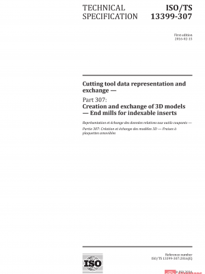 ISO/TS 13399-307:2016 PDF