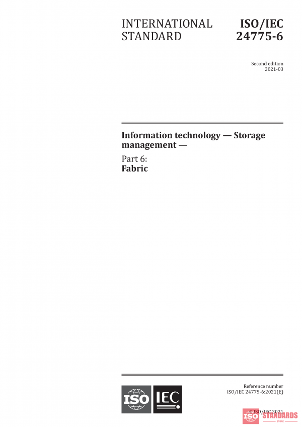 ISO/IEC 24775-6:2021 PDF