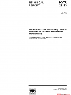 ISO/IEC TR 29123:2007 PDF