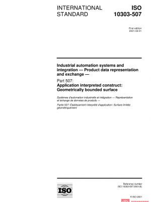 ISO 10303-507:2001 PDF