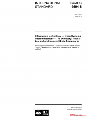 ISO/IEC 9594-8:2008 PDF