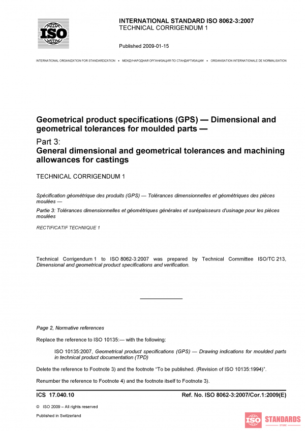 ISO 8062-3:2007/Cor 1:2009 PDF