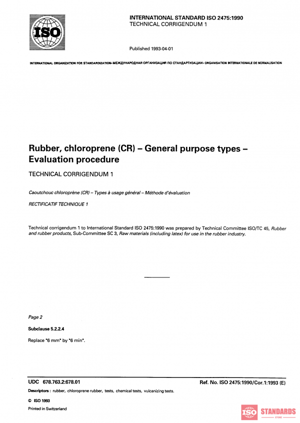 ISO 2475:1990/Cor 1:1993 PDF