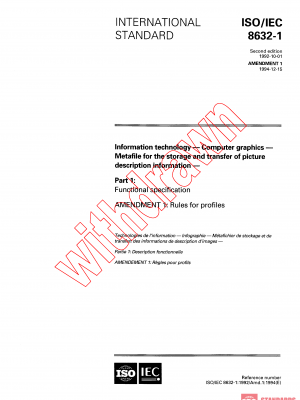 ISO/IEC 8632-1:1992/AMD1:1994 PDF