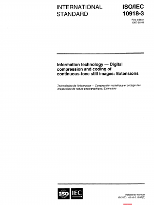 ISO/IEC 10918-3:1997 PDF