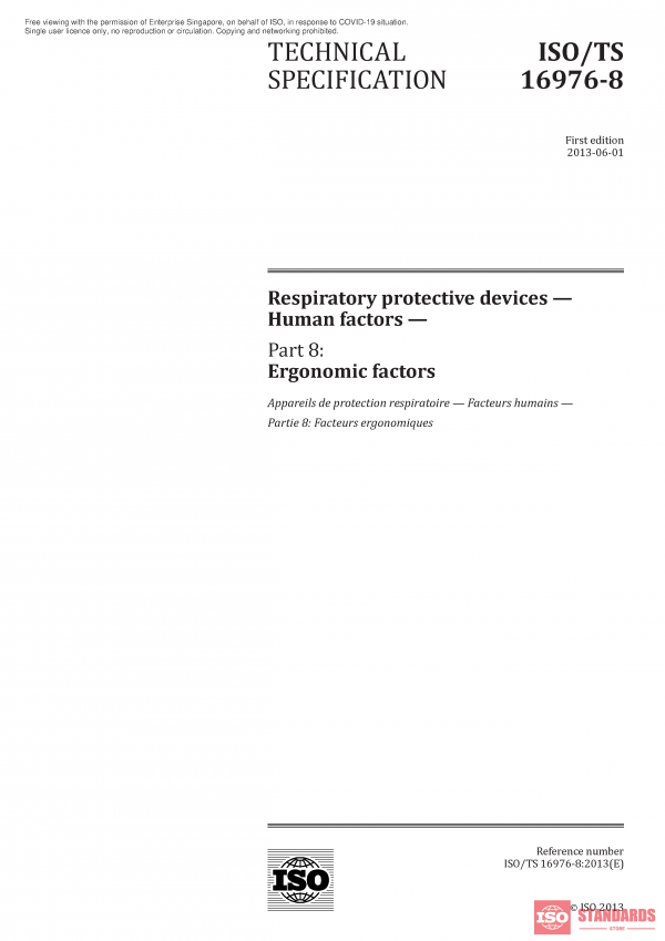 ISO/TS 16976 8:2013 PDF