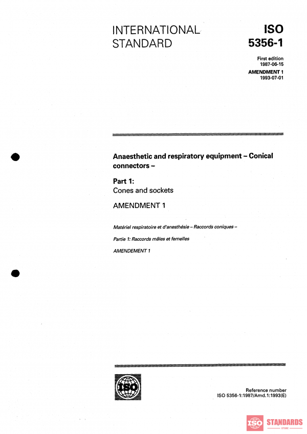 ISO 5356-1:1987/Amd 1:1993 PDF