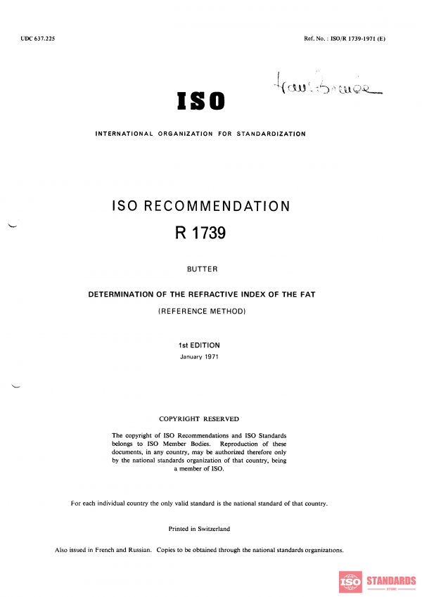 ISO/R 1739:1971 PDF