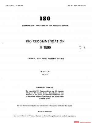 ISO/R 1896:1971 PDF