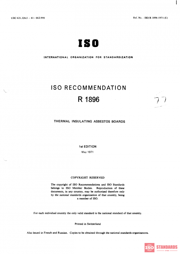 ISO/R 1896:1971 PDF