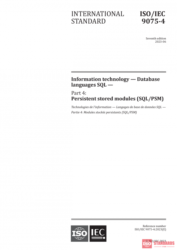 ISO/IEC 9075-4:2023 PDF