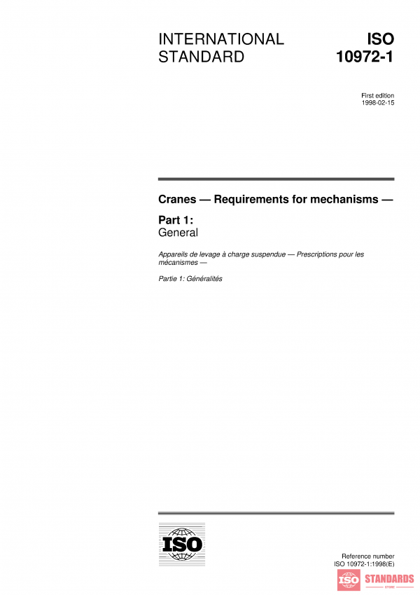 ISO 10972-1:1998 PDF