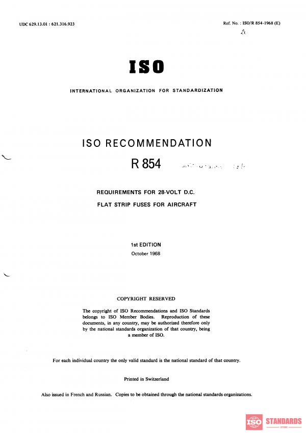 ISO/R 854:1968 PDF