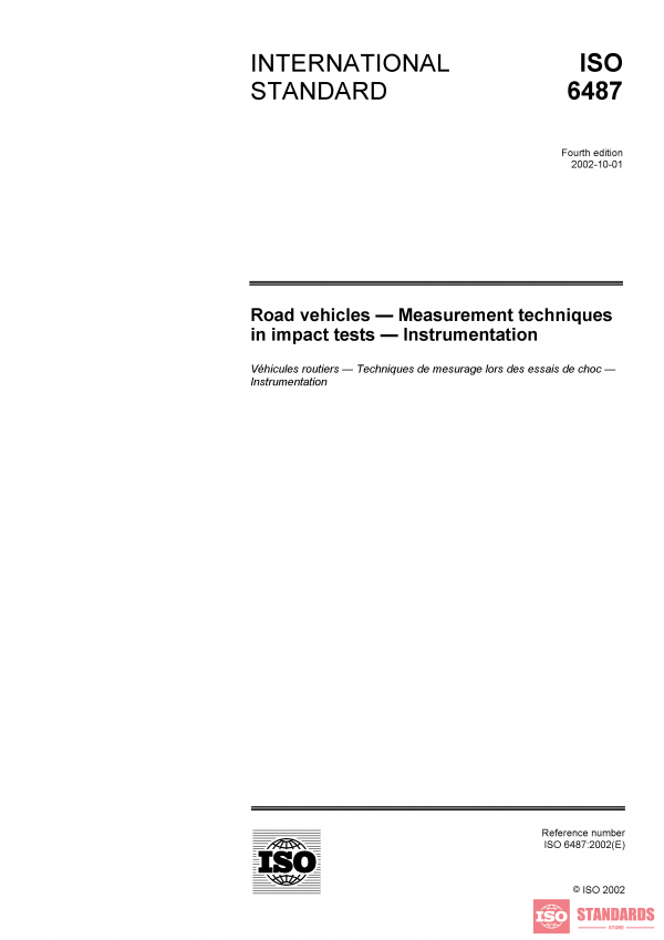 ISO 6487:2002 PDF