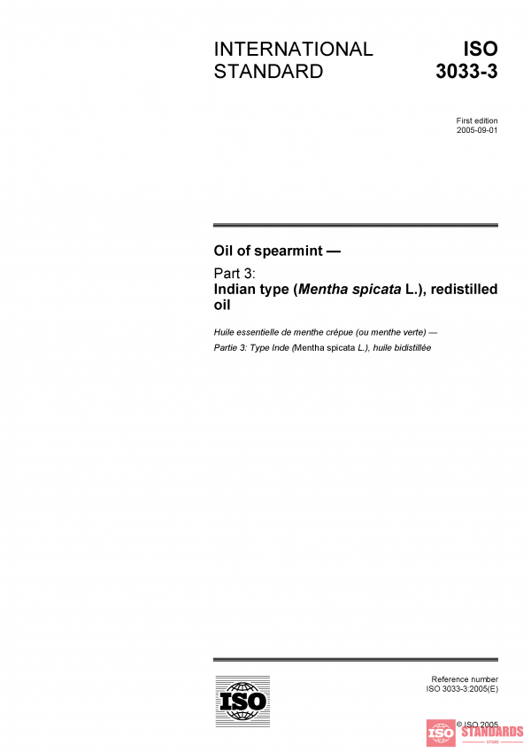 ISO 3033-3:2005 PDF