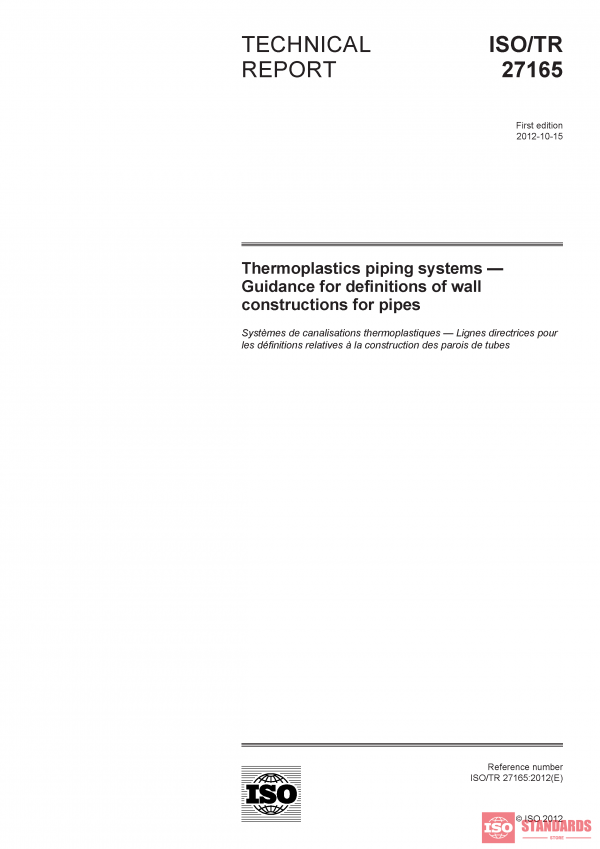 ISO/TR 27165:2012 PDF
