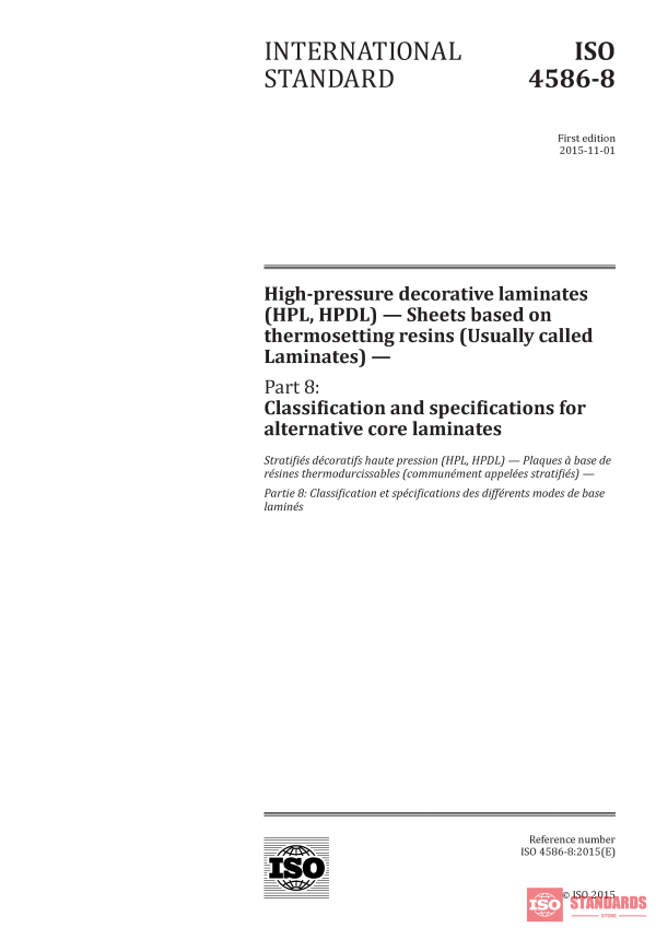 ISO 4586-8:2015 PDF