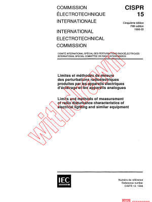 CISPR 15:1996 PDF