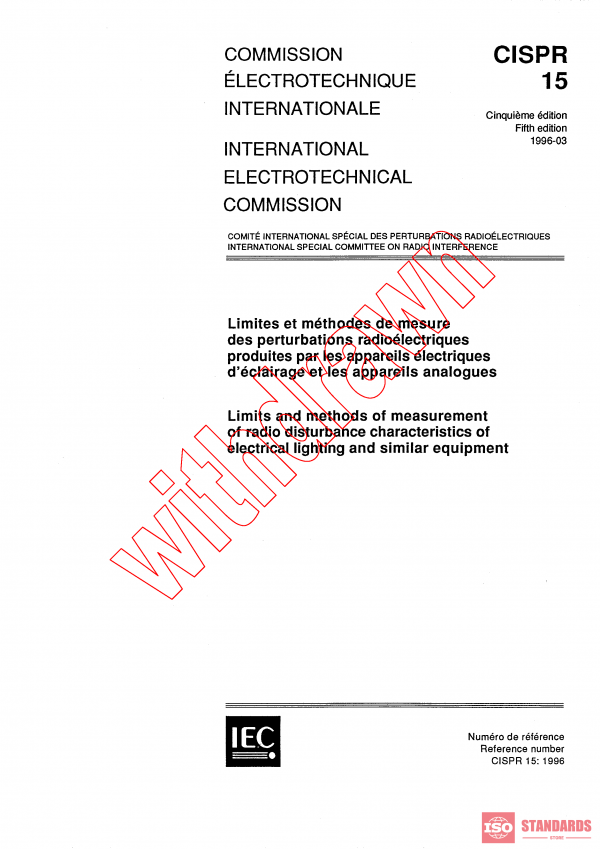 CISPR 15:1996 PDF