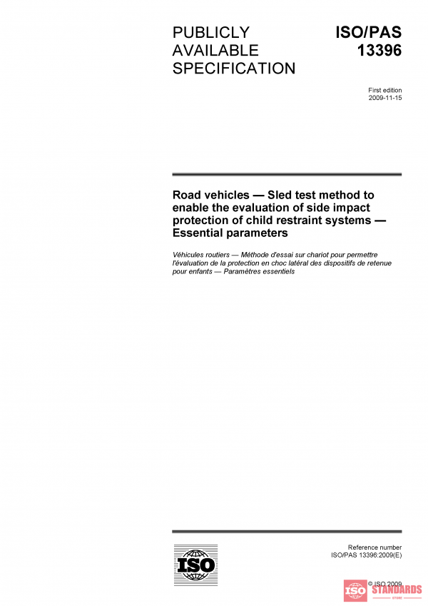 ISO/PAS 13396:2009 PDF