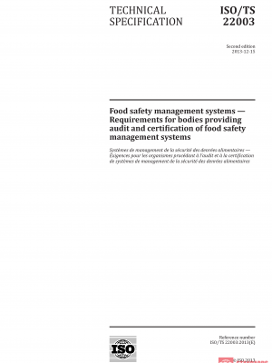 ISO/TS 22003:2013 PDF