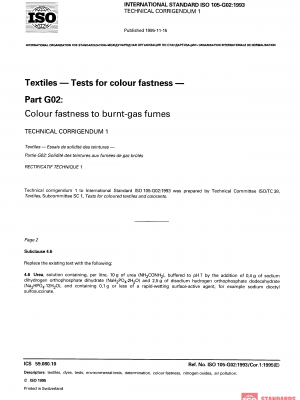 ISO 105-G02:1993/Cor 1:1995 PDF