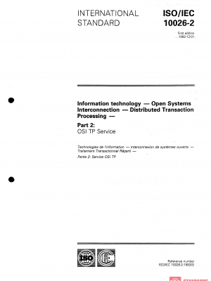 ISO/IEC 10026-2:1992 PDF