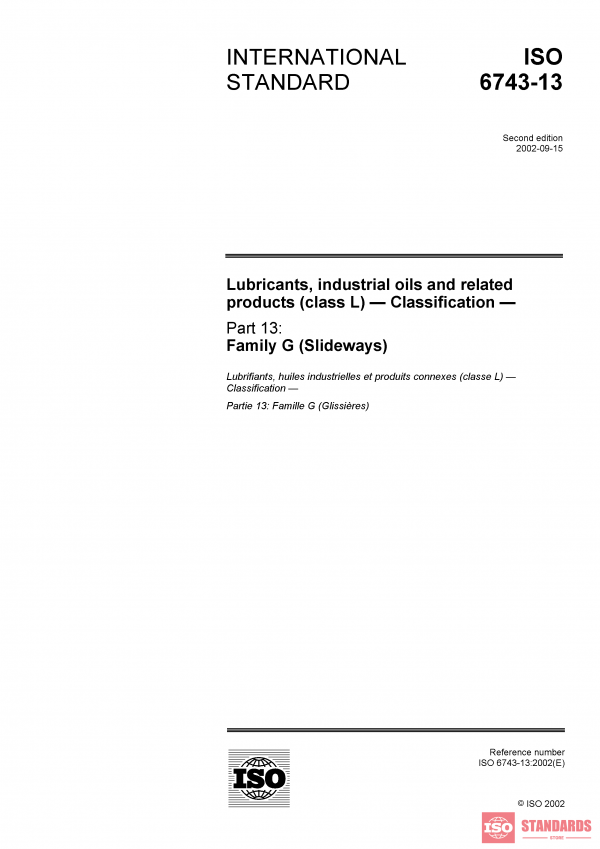 ISO 6743-13:2002 PDF