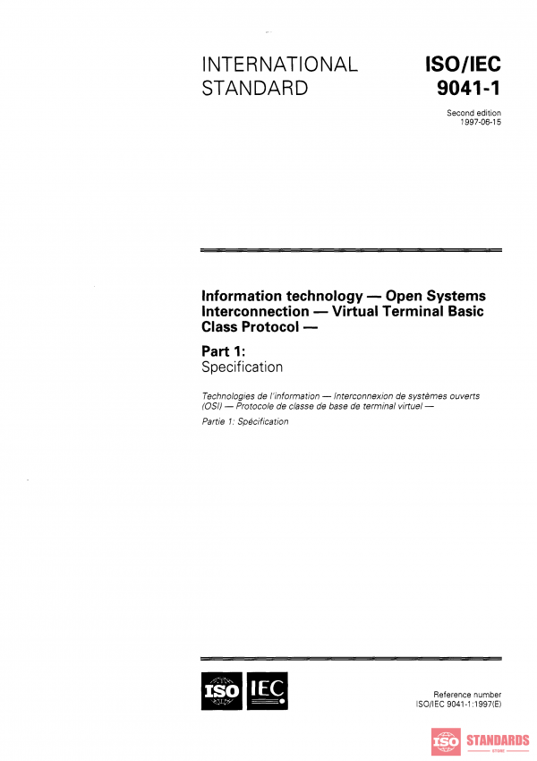 ISO/IEC 9041-1:1997 PDF