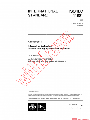 ISO/IEC 11801:1995/AMD1:1999 PDF