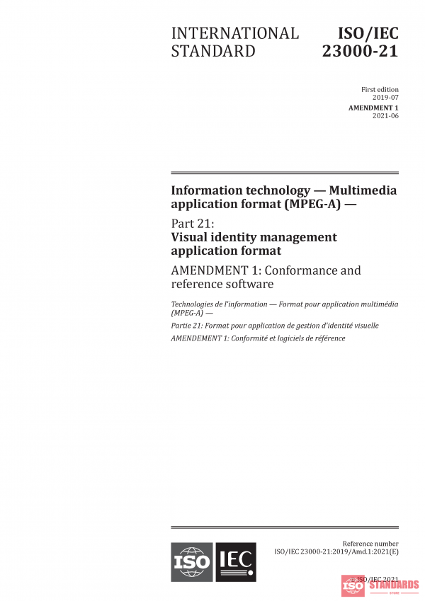 ISO/IEC 23000-21:2019/AMD1:2021 PDF