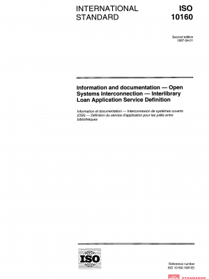 ISO 10160:1997 PDF