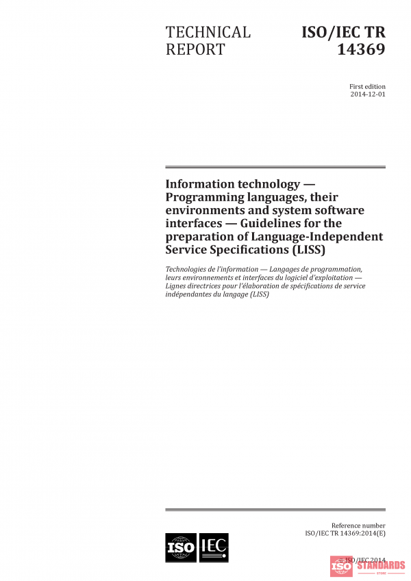 ISO/IEC TR 14369:2014 PDF