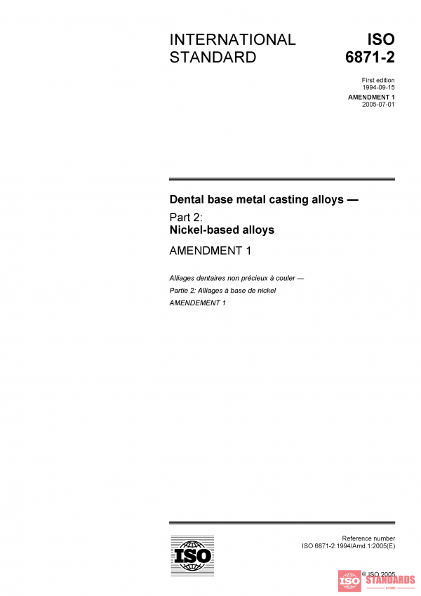 ISO 6871-2:1994/Amd 1:2005 PDF