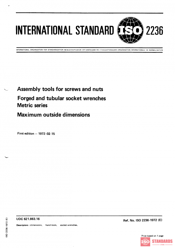 ISO 2236:1972 PDF