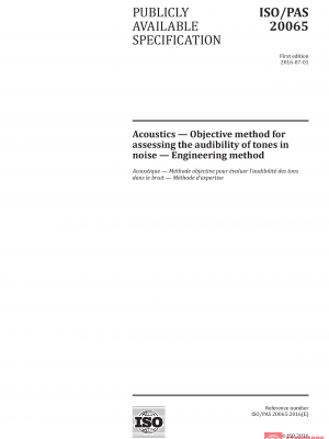 ISO/PAS 20065:2016 PDF