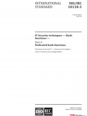 ISO/IEC 10118-3:2018 PDF