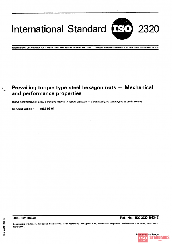 ISO 2320:1983 PDF