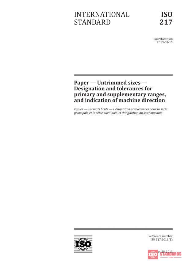 ISO 217:2013 PDF