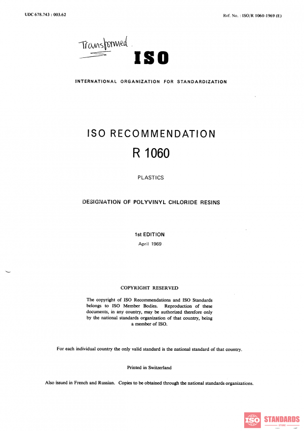 ISO/R 1060:1969 PDF