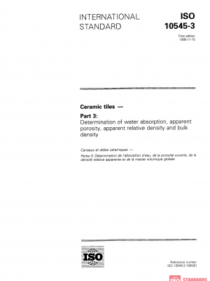 ISO 10545-3:1995 PDF