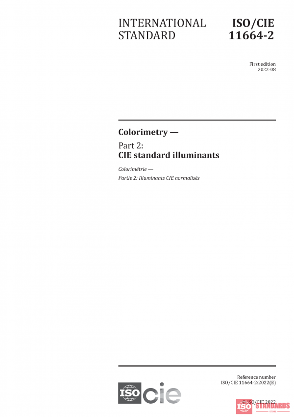 ISO/CIE 11664-2:2022 PDF