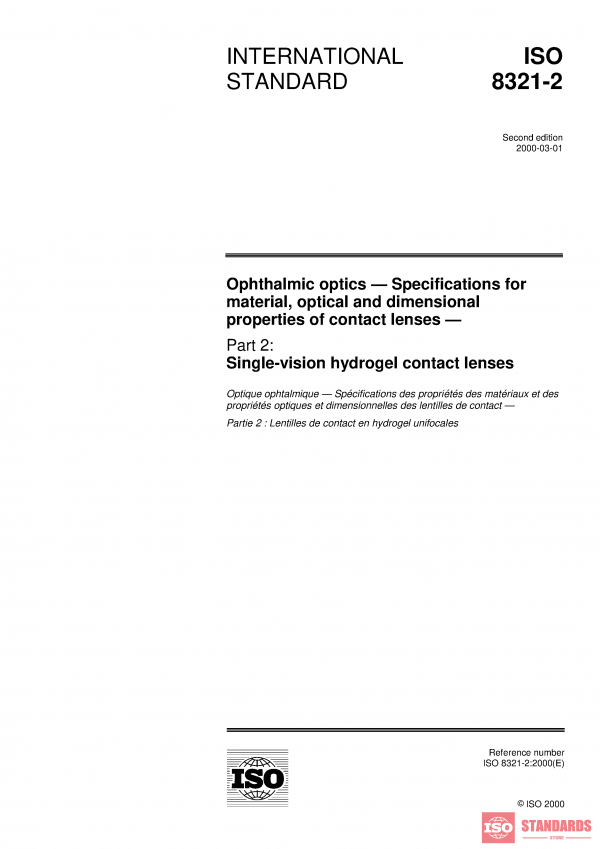 ISO 8321-2:2000 PDF