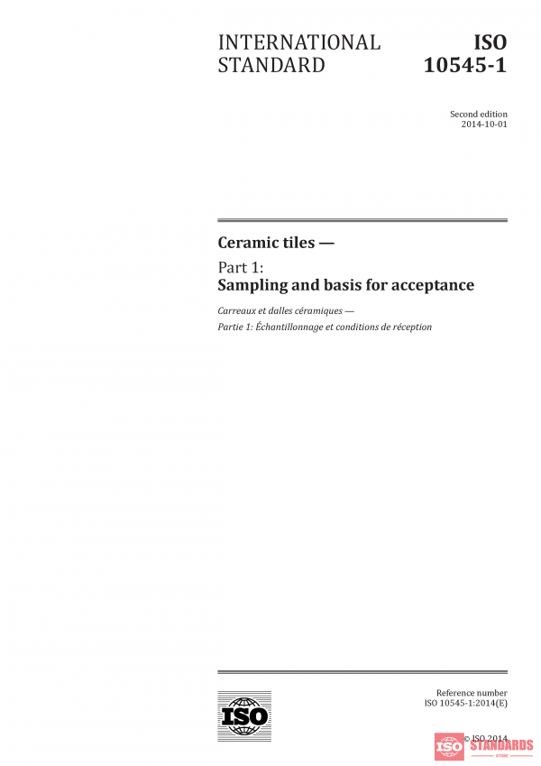 ISO 10545-1:2014 PDF