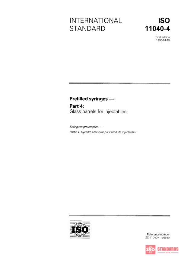 ISO 11040-4:1996 PDF