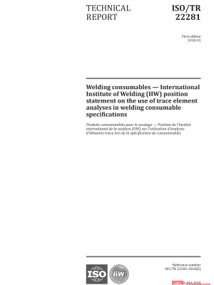 ISO/TR 22281:2018 PDF