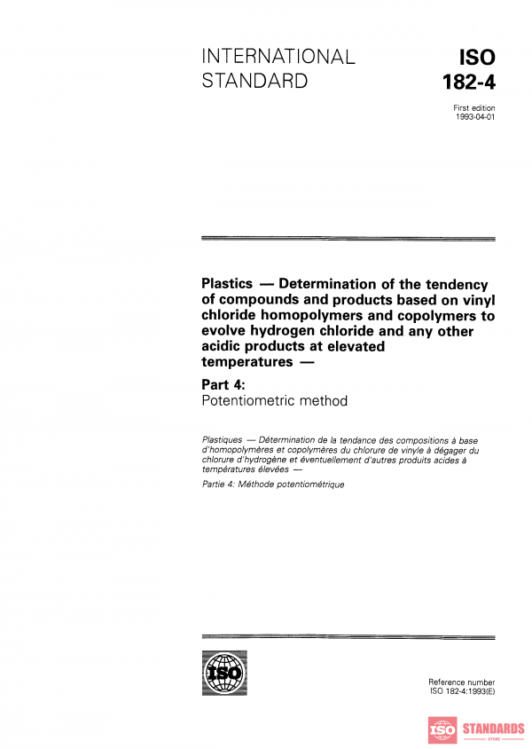 ISO 182-4:1993 PDF
