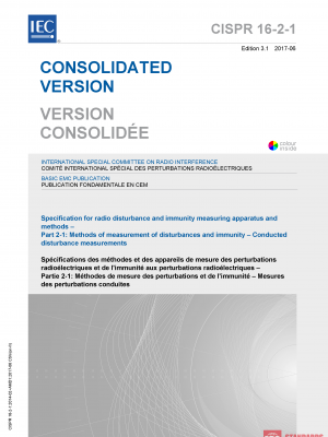CISPR 16-2-1:2014+AMD1:2017 CSV PDF