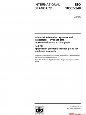 ISO 10303-240:2005 PDF