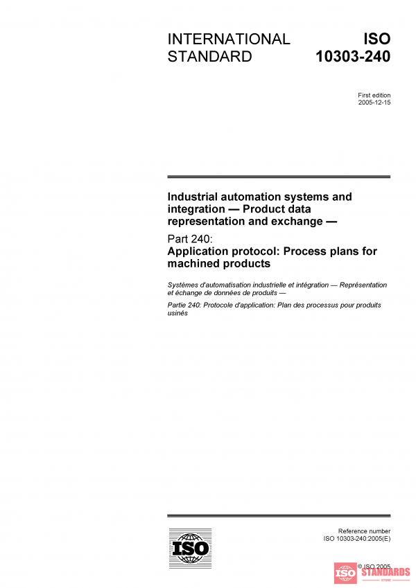 ISO 10303-240:2005 PDF